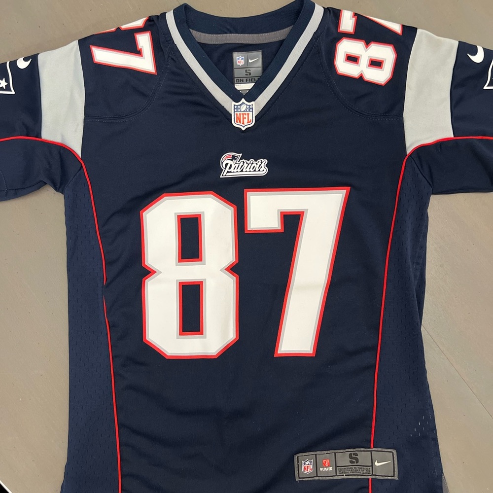 NFL Nike Patriots Jersey, Gronkowski #87, Youth Small